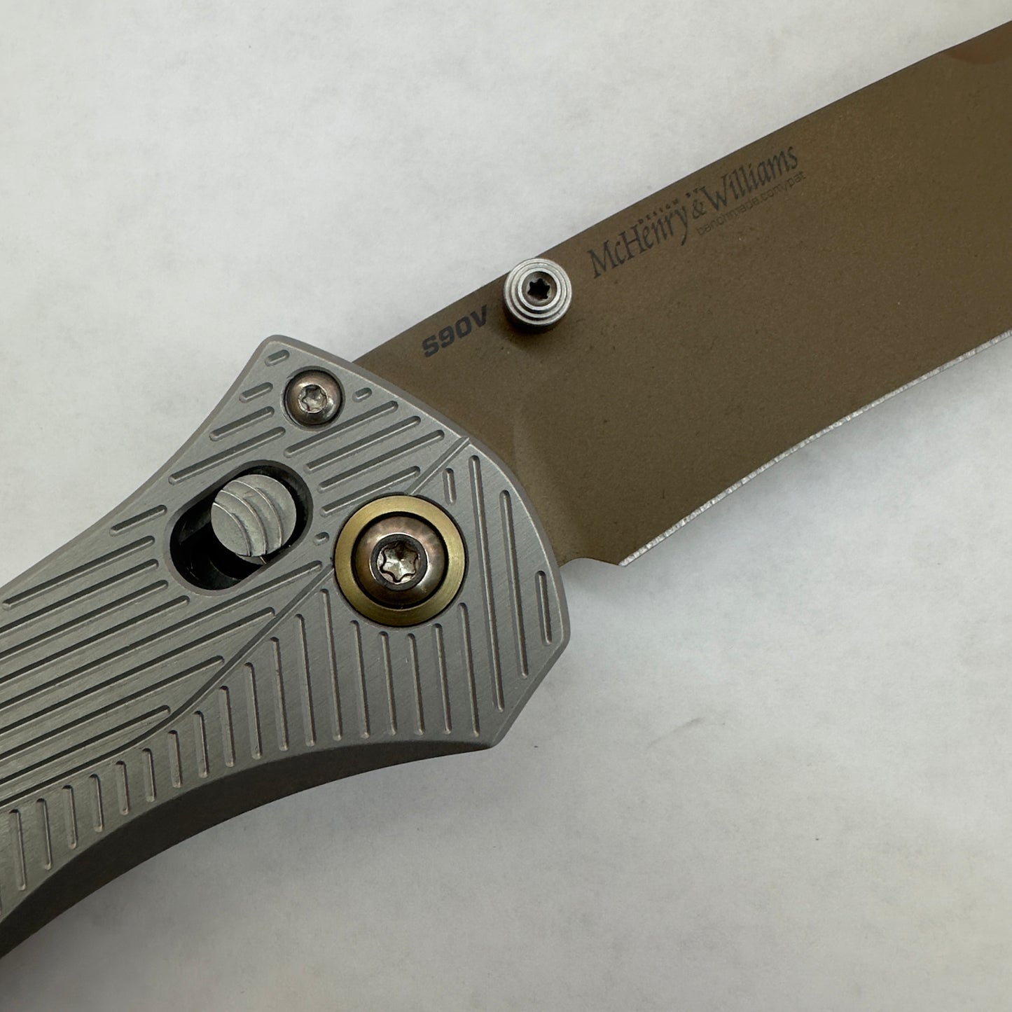 Benchmade 710FE-24 Gray Aluminum Seven Ten