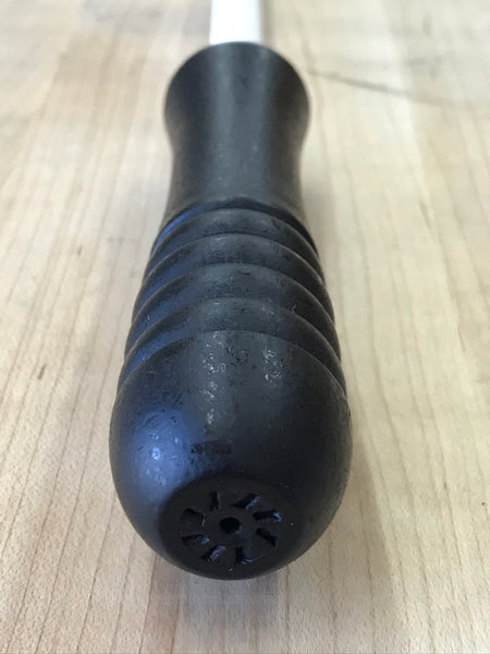PEC Fine Ceramic 12" Honing Rod w/ Black Handle