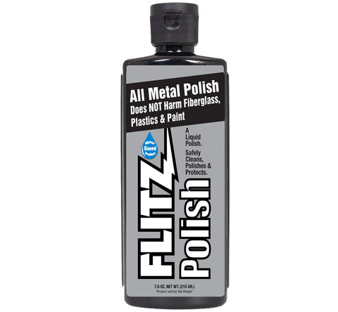 Liquid Polish for Metal, Fiberglass, Plastic & Paint - 7.6 oz. Bottle