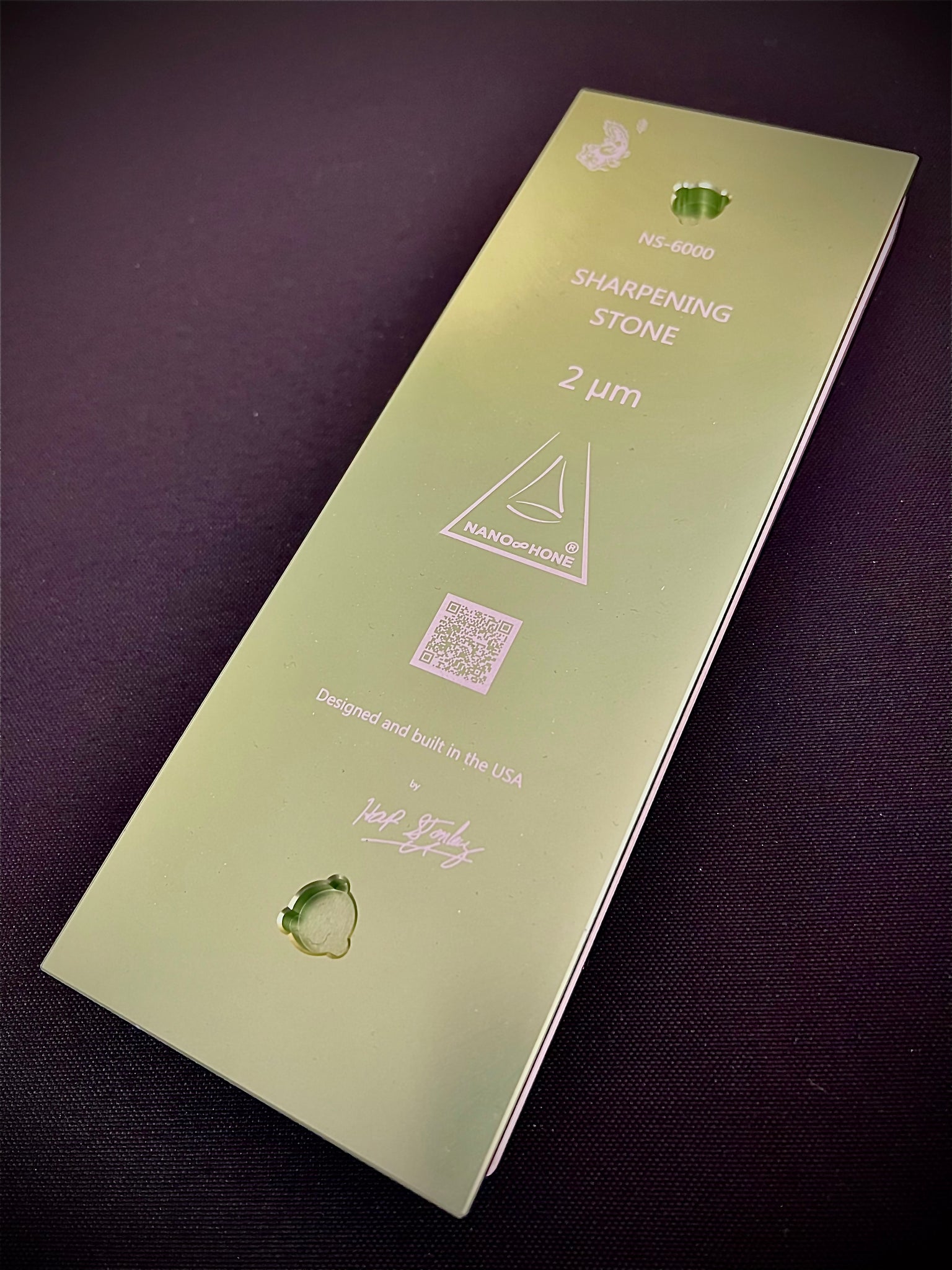 Nano Hone 2 Micron (6000g) Green Sharpening Stone