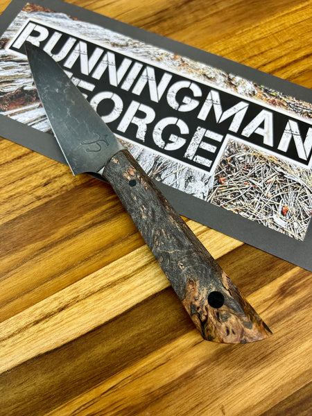 Running Man Forge Custom 3.5" 1084 Paring Knife