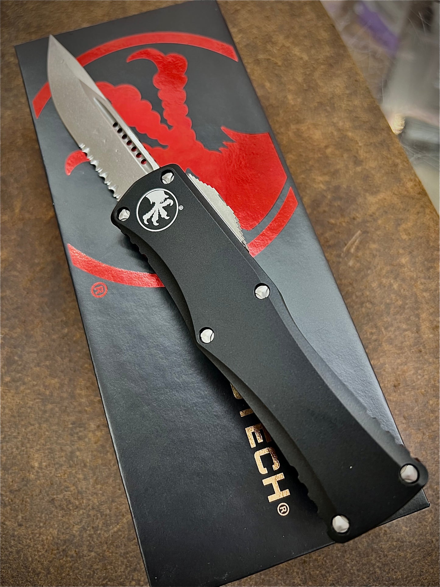 Microtech 703-11 Hera S/E P/S Stonewash OTF Auto