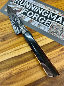 Running Man Forge 4" Custom Damascus Paring Knife