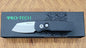 Pro-tech R5201 Smooth Black Reverse Tanto Runt 5 Auto