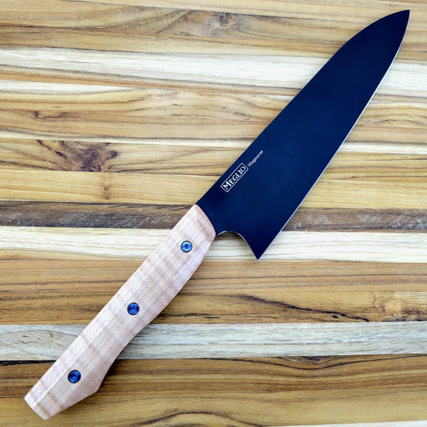 Meglio 8" Custom White Maple DLC MAGNACUT Chef's Knife