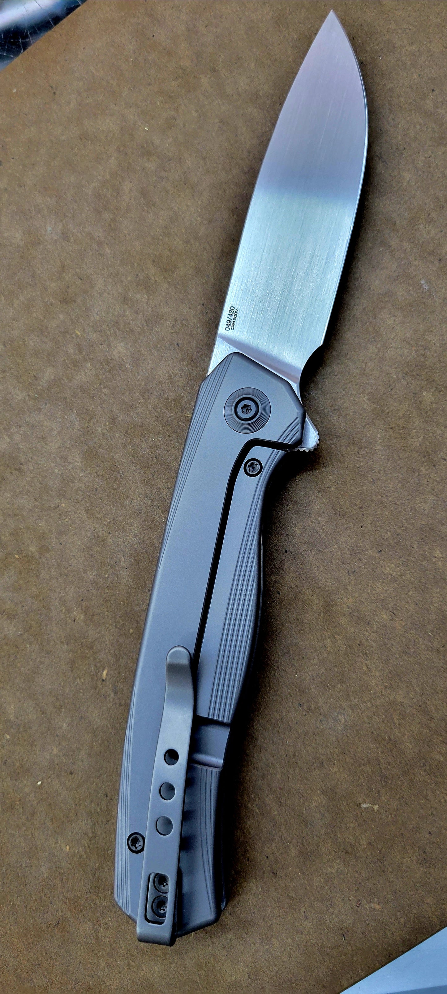 We Knife 20015-3 LIMITED EDITION Titanium Seer