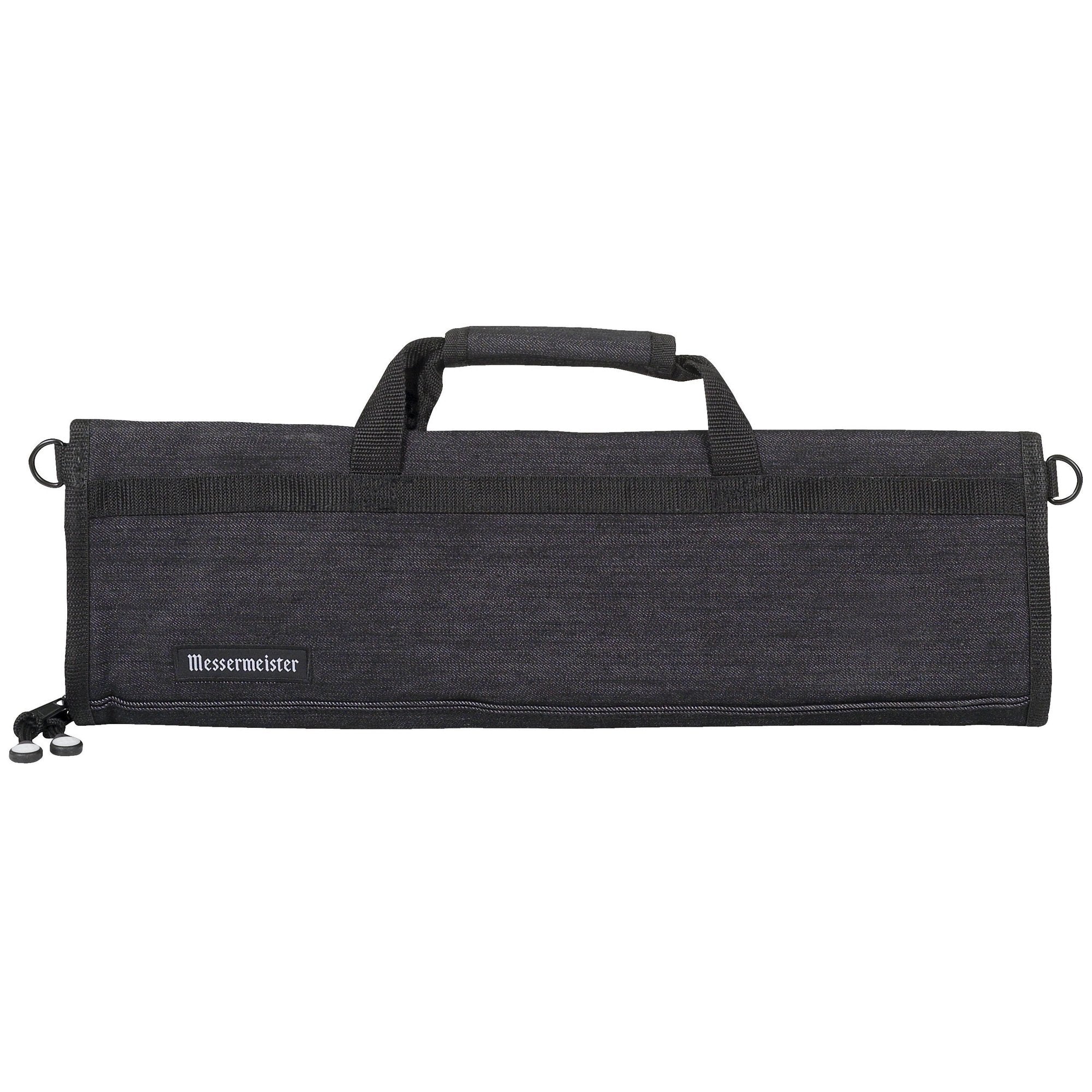 Messermeister 8 Pocket Black Denim Knife Roll
