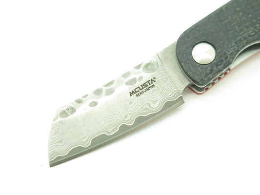 Mcusta MC-211D VG10 Damascus Black and Orange Folder