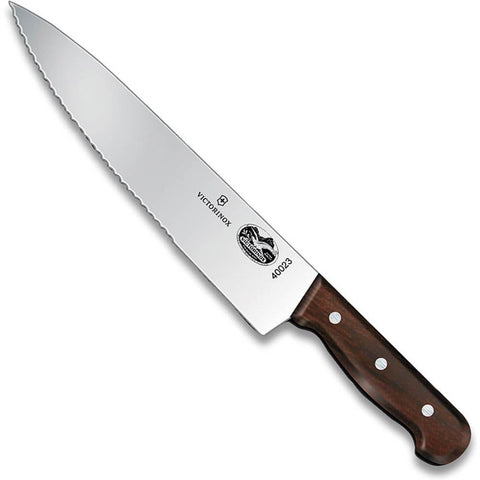 Victorinox Rosewood 10" Serrated Chef's Knife