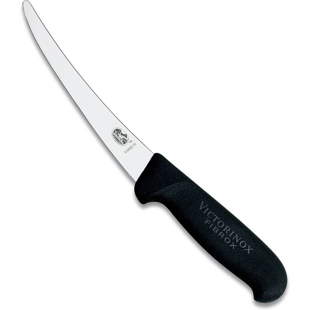 Victorinox Boning Knife with Semi Stiff, Curved, 5, Black