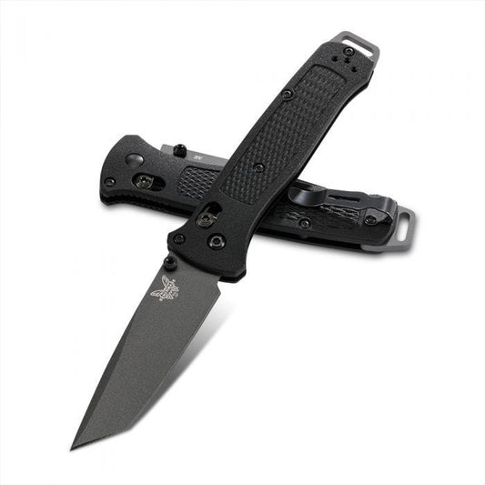 Benchmade Bailout 3.5" Folding Knife w/ Black Textured Grivory