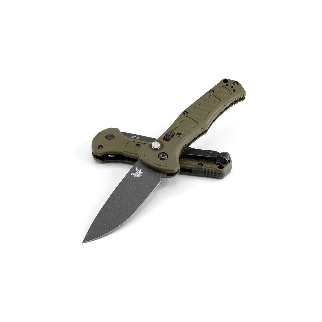 Benchmade Claymore 3.5" Auto w/ Foliage Green Grivory