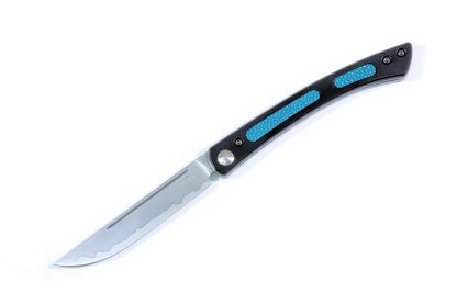 Mcusta MC-STLE-B LIMITED EDITION Blue Stingray Folding Steak Knife