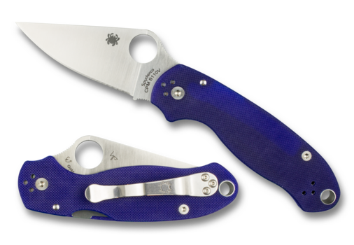 Spyderco C223GPDBL Paramilitary 3 Dark Blue CPM-S110V