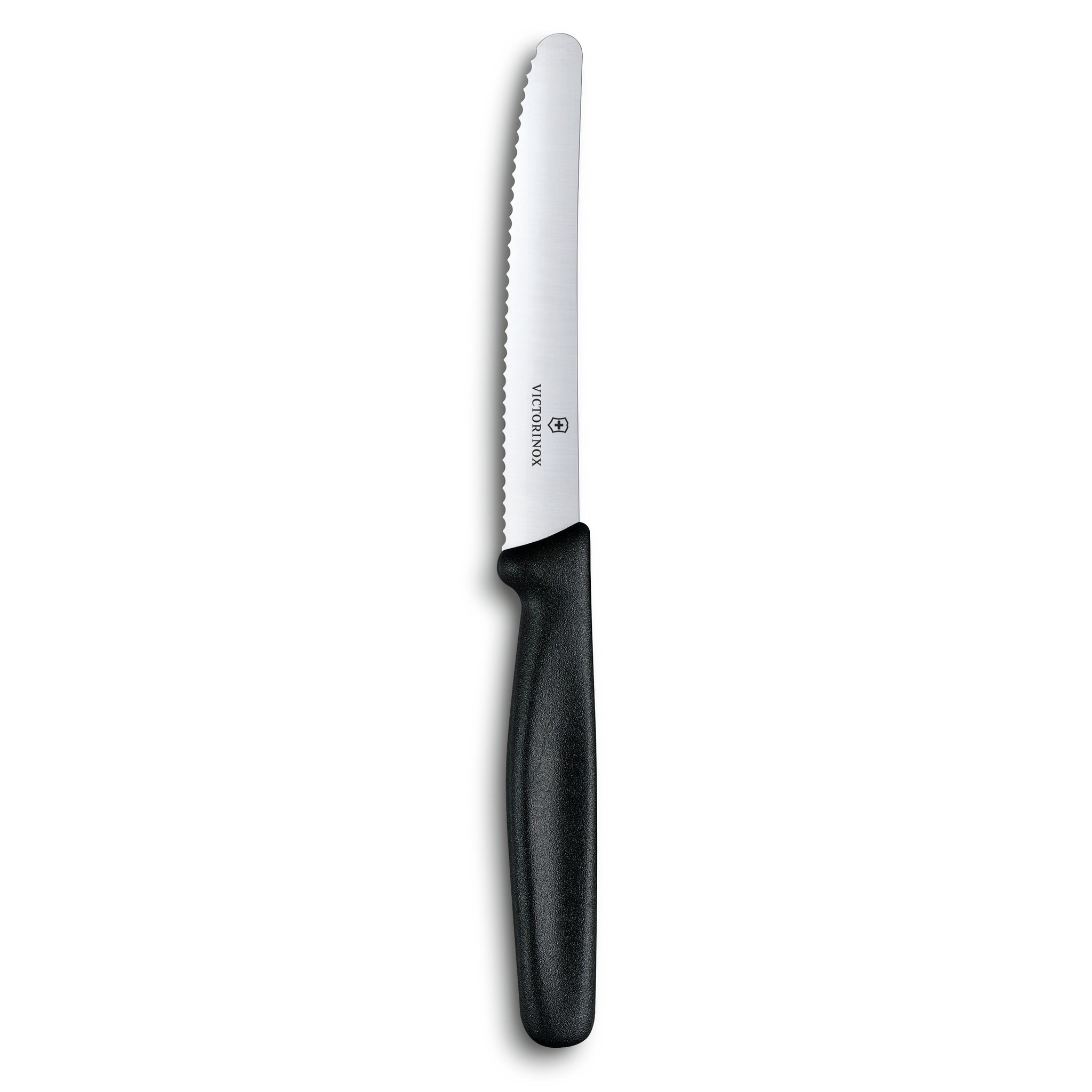 Victorinox 4.5" Serrated Steak Knife w/ Round Tip & Black Handle