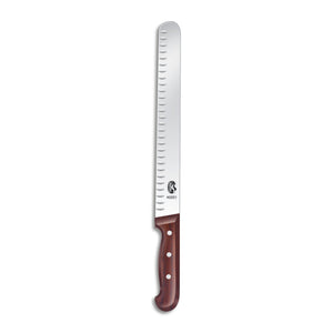 Victorinox Rosewood 14" Extra-Tall Roast Beef Slicing Knife w/ Hollow-Ground
