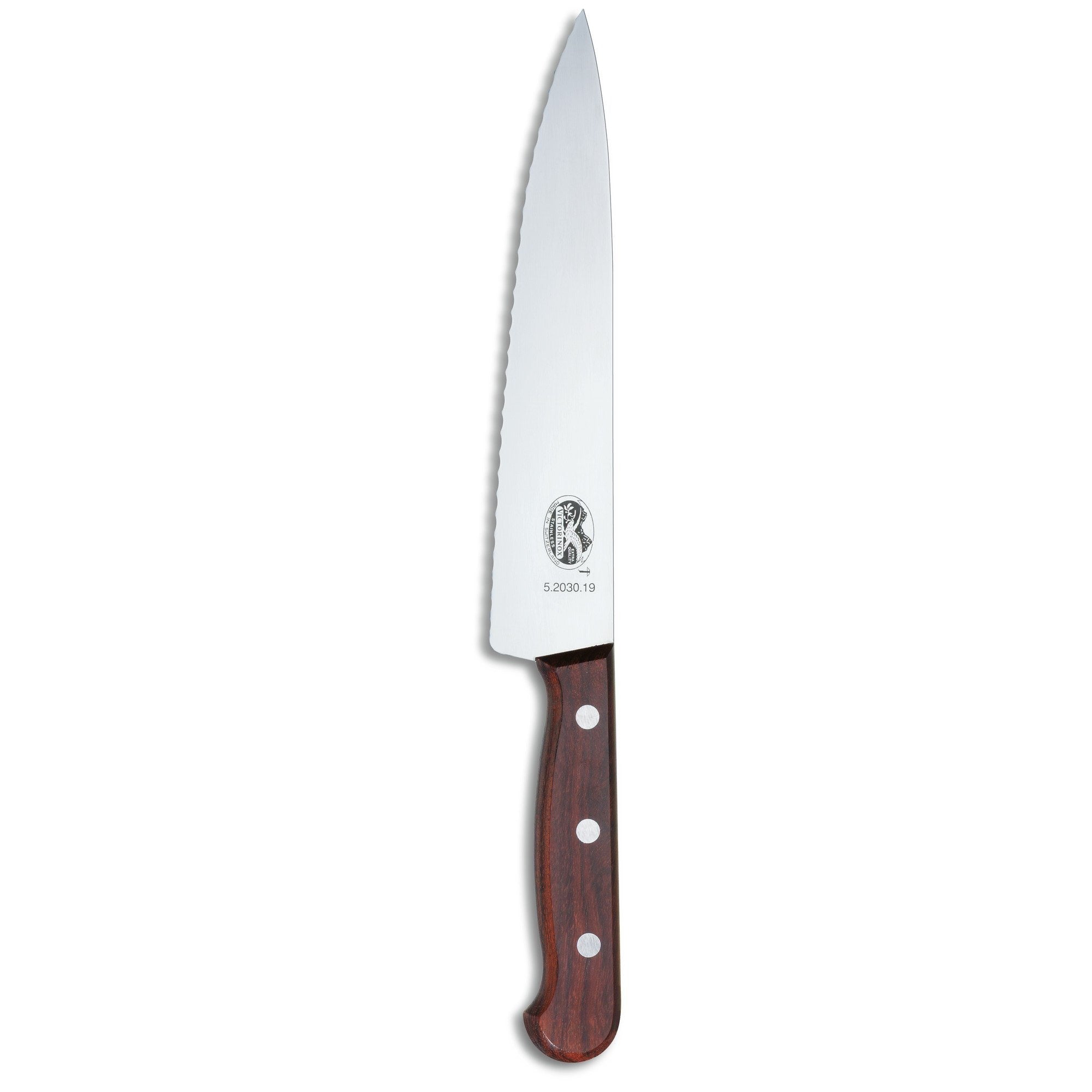 Victorinox Rosewood 7.5" Serrated Chef's Knife
