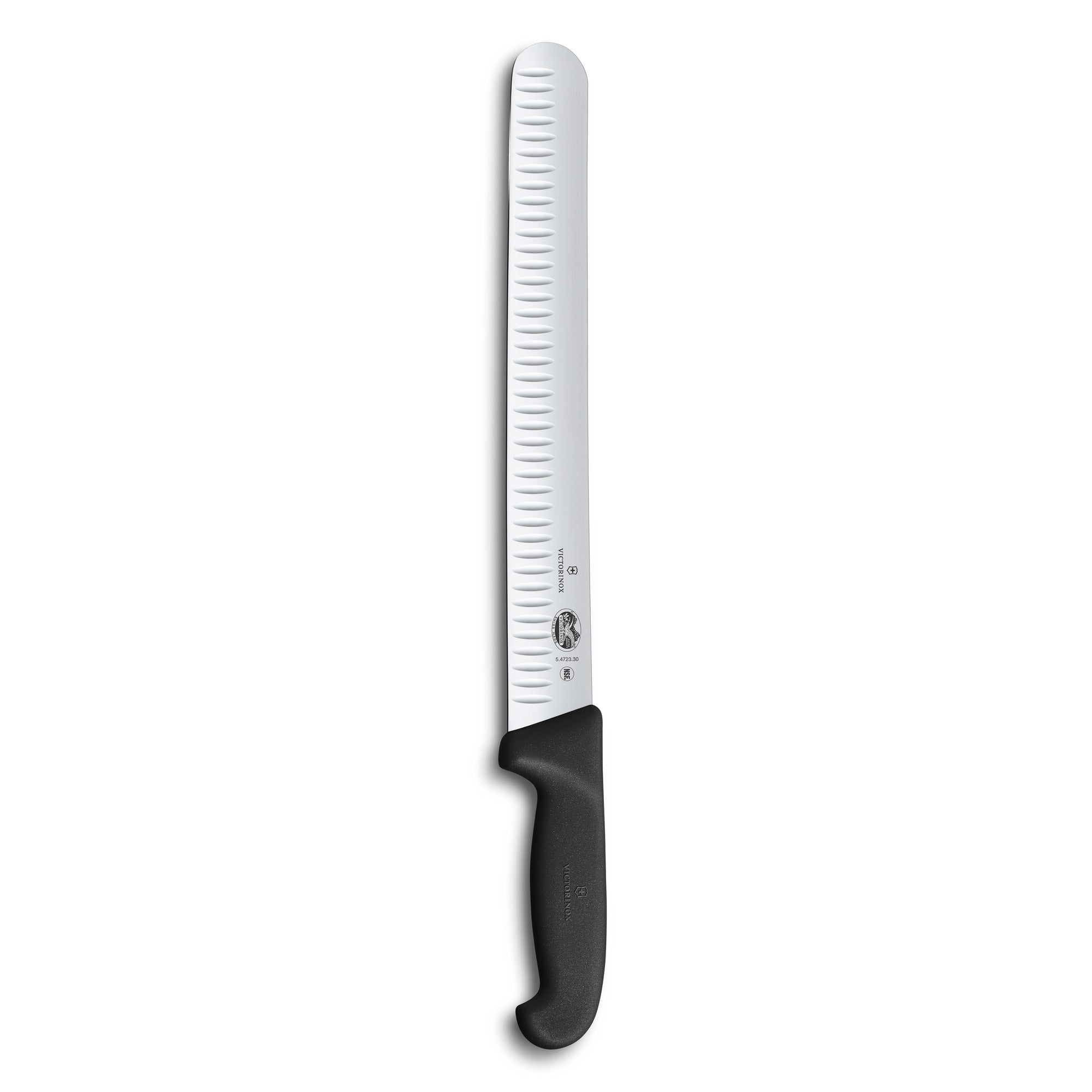 Victorinox Fibrox Pro 12” Extra-Tall Roast Beef Slicing Knife w/ Hollow-Ground