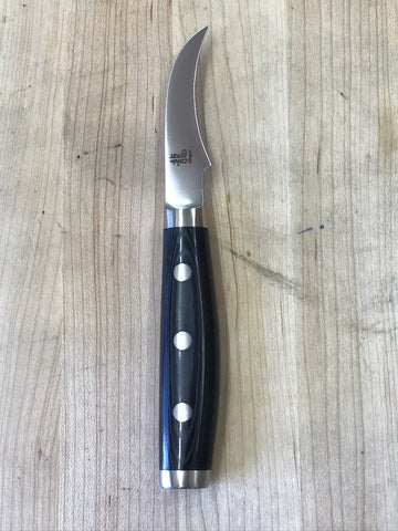 Victorinox 3.25 Serrated Paring Knife w/ Small Black Handle – PERFECT EDGE  CUTLERY