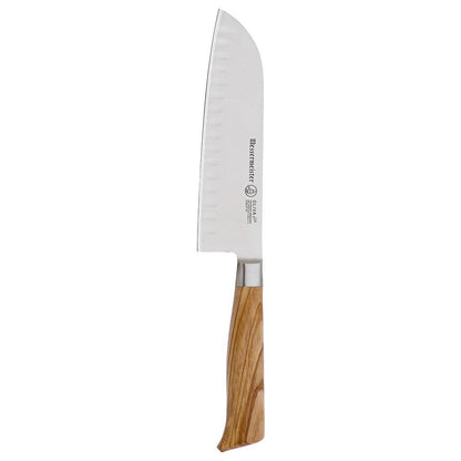 Messermeister Oliva Elité 7" Santoku w/ Hollow Ground