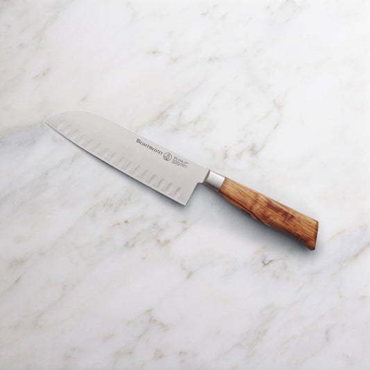 Messermeister Oliva Elité 7" Santoku w/ Hollow Ground