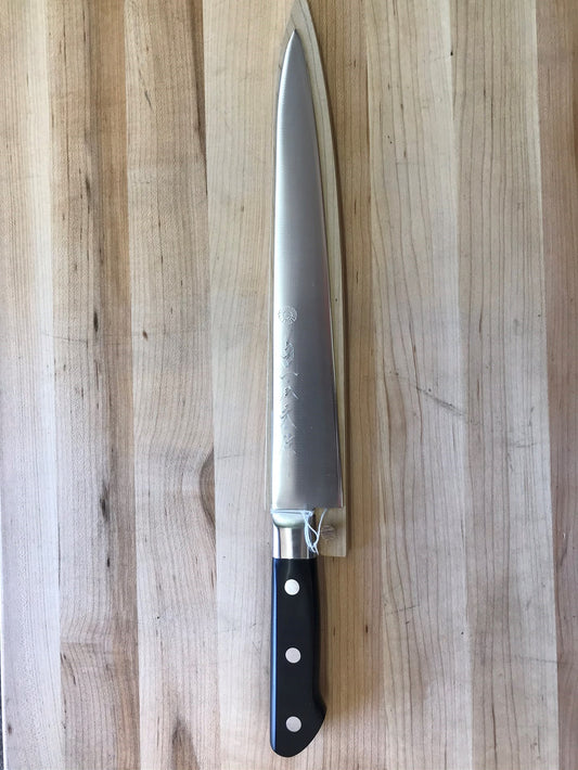 Kikuichi Swedish Gold Warikomi 270mm Sujihiki w/ Saya