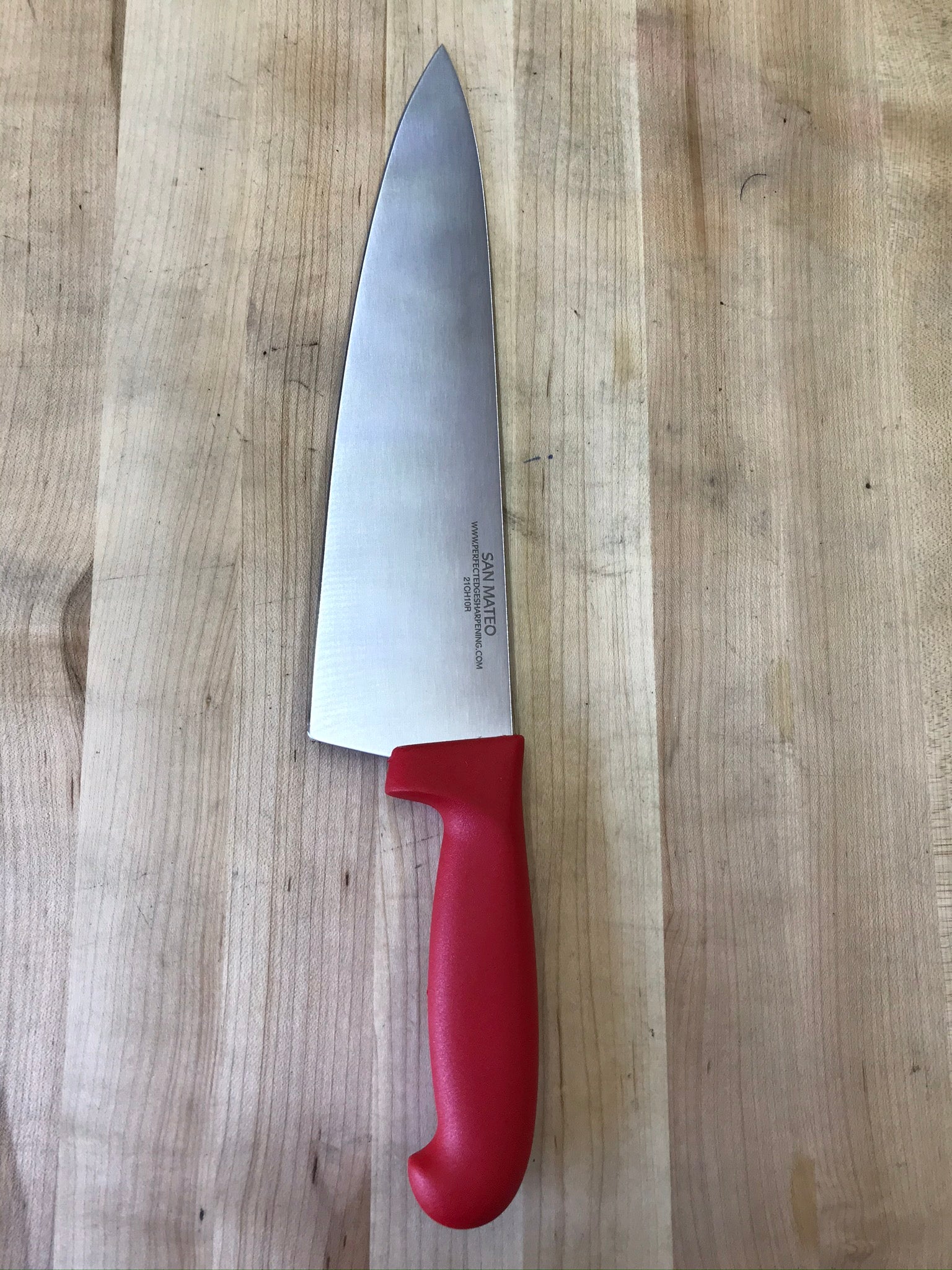 PEC San Mateo 10" Chef's Knife (Red Handle)