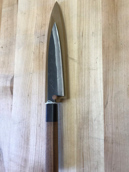 Kikuichi Kurouchi Carbon Steel 150mm Petty w/ Saya