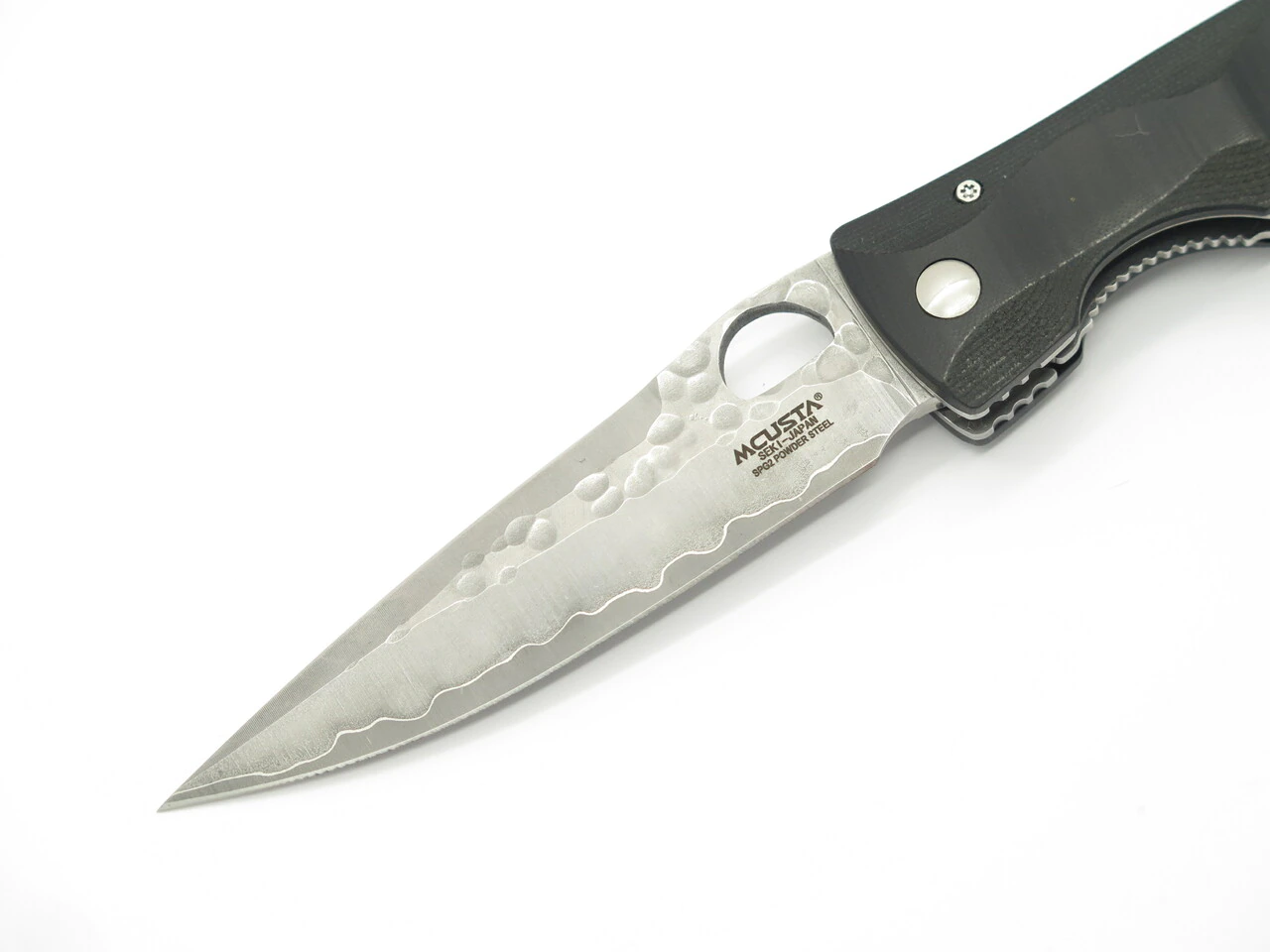 Mcusta MC-0121G SPG2 Tactility Elite Black Micarta Folder