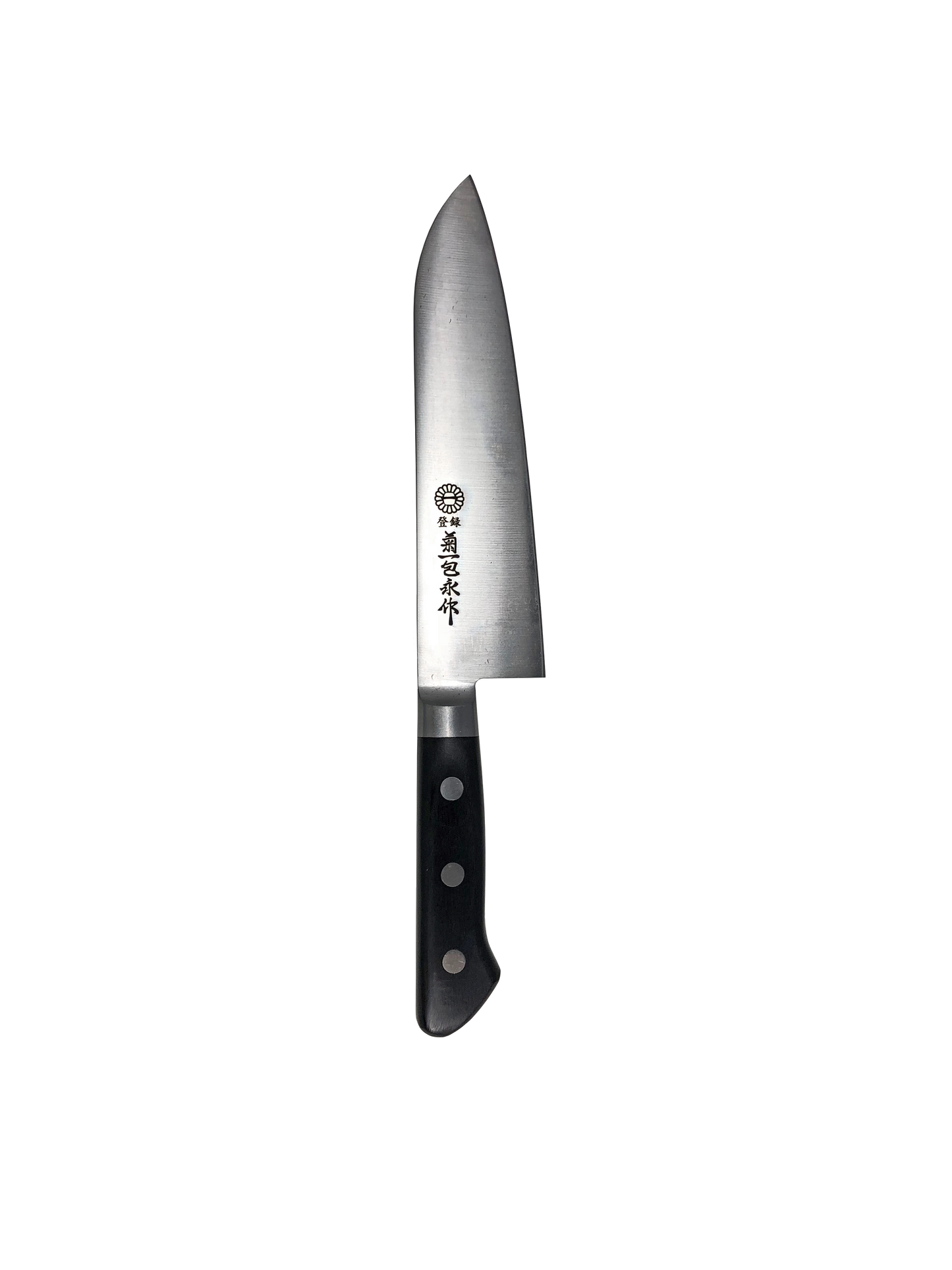 Kikuichi Carbon Steel 180mm (7") Santoku