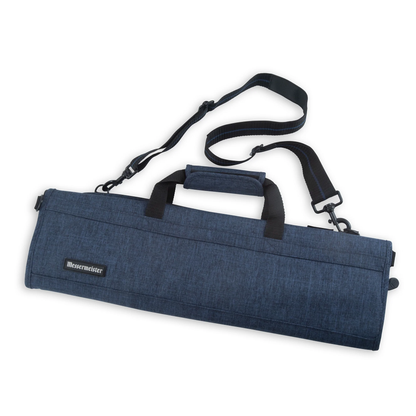 Messermeister Preservation 8 Pocket Heather Navy Knife Roll