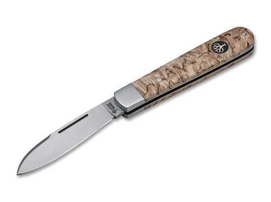 Boker 111942 Barlow Prime Curly Birch