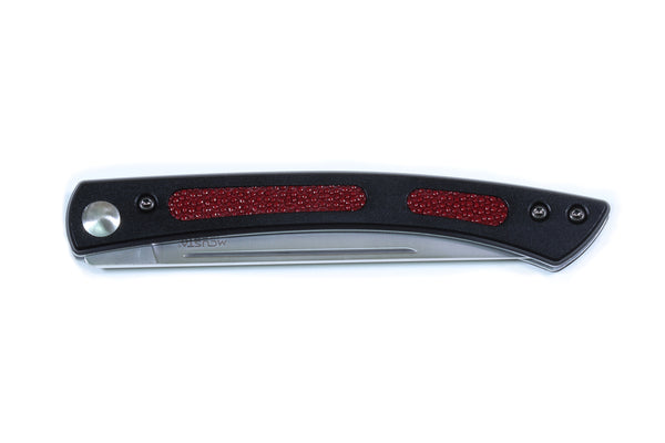 Mcusta MC-STLE-R LIMITED EDITION Red Stingray Folding Steak Knife