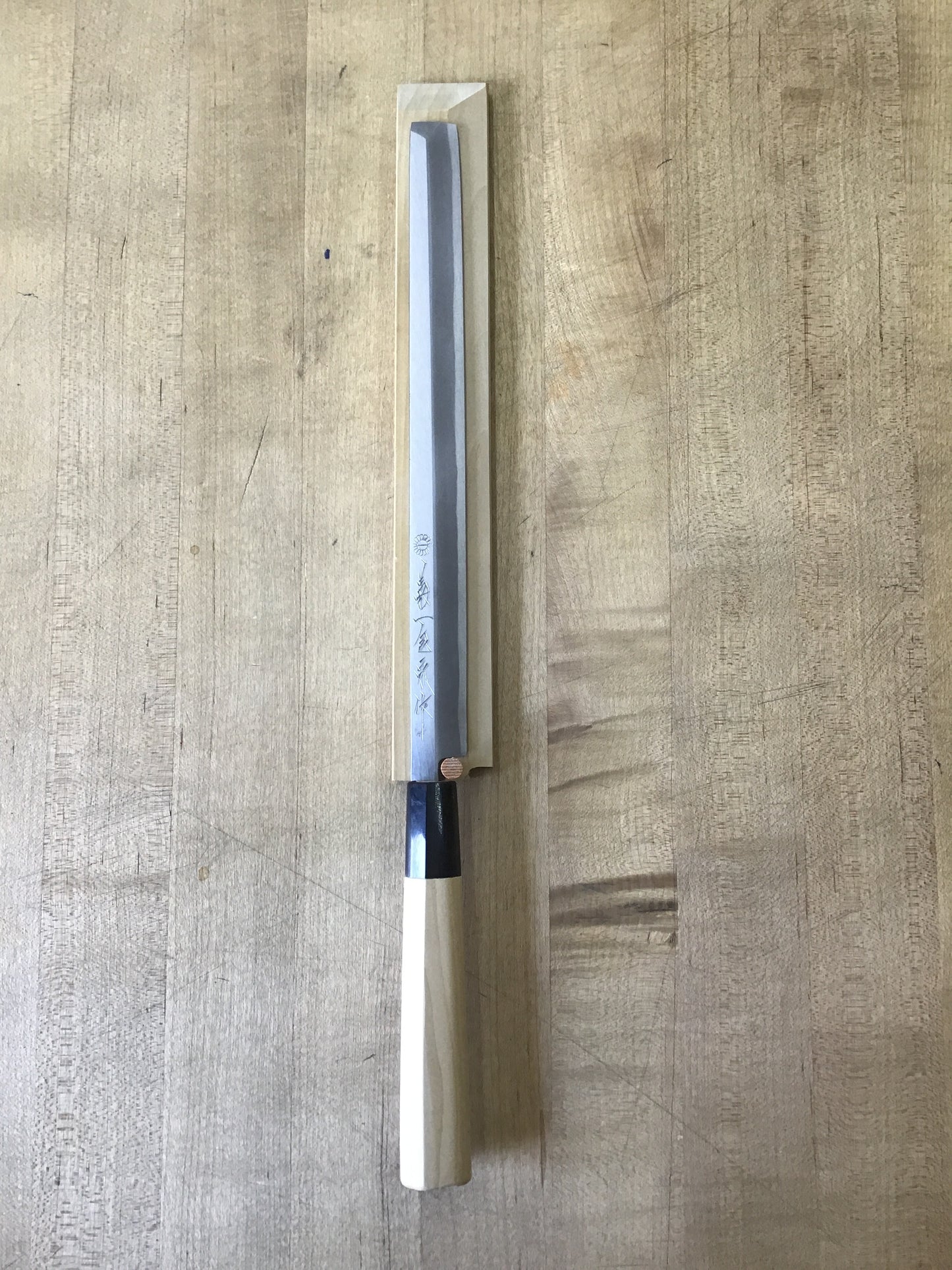 Kikuichi Tatsutogi 240mm (9.5") Takohiki w/ Saya