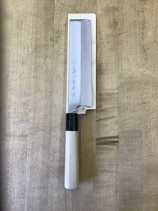 Kikuichi Kasumitogi 190mm (7.5") Usuba w/ Saya