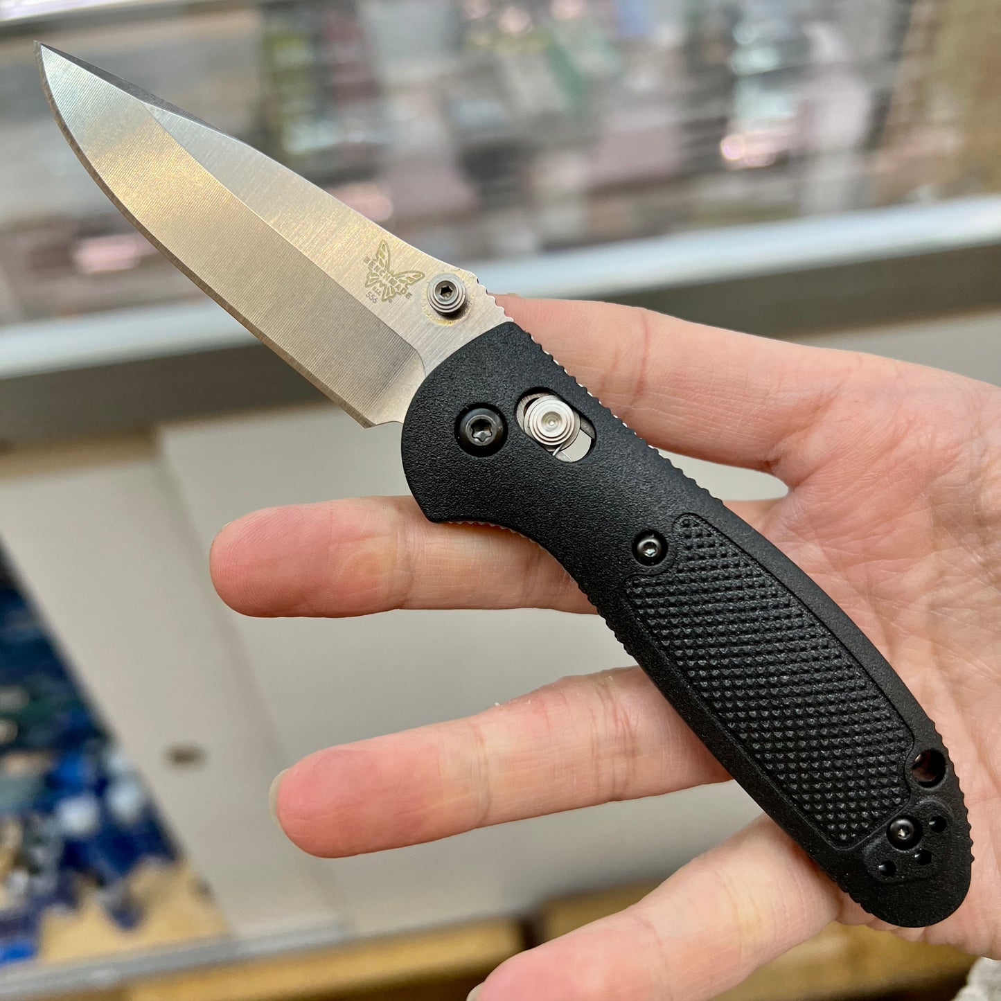 Benchmade 556 Mini Griptilian 154CM *DISCONTINUED* | Perfect Benchmade 556 Mini Griptilian 154CM *DISCONTINUED* | Perfect