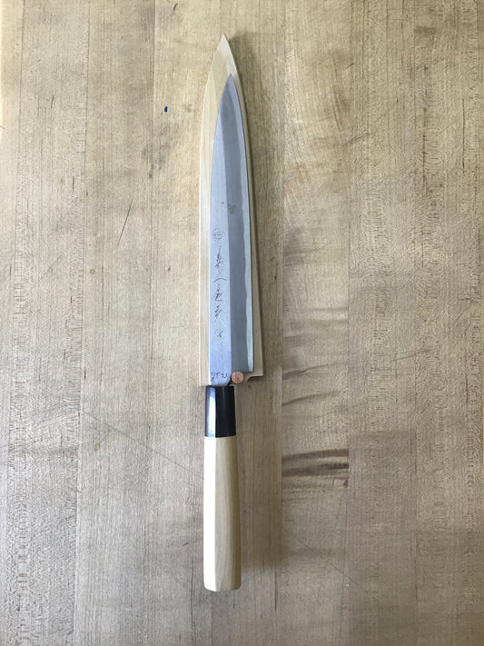 Kikuichi Tatsutogi 210mm Yanagi w/ Saya