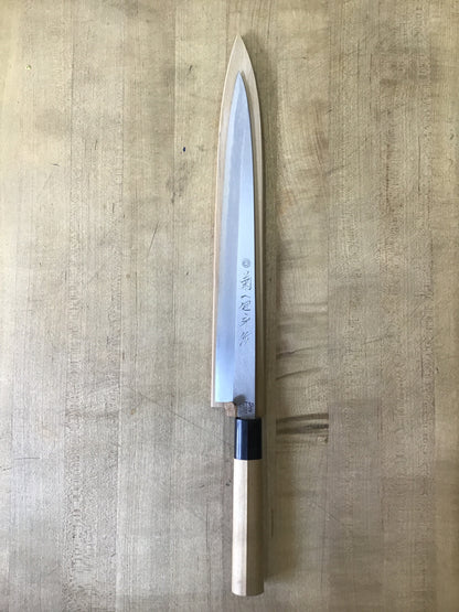 Kikuichi Tatsutogi 300mm (10.5") Left-Handed Yanagi w/ Saya *DISCONTINUED*