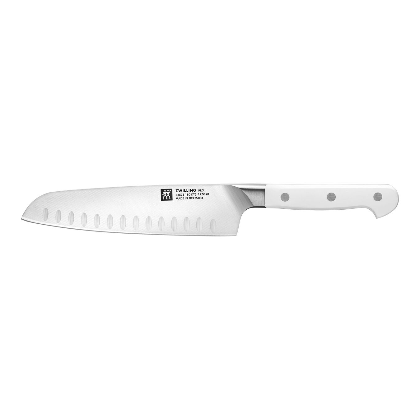 Zwilling Pro Le Blanc 7" Hollow Edge Slim Santoku