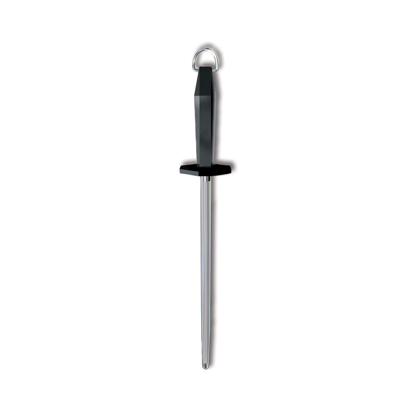 Victorinox 10" Regular Cut Round Honing Steel w/ Black Handle